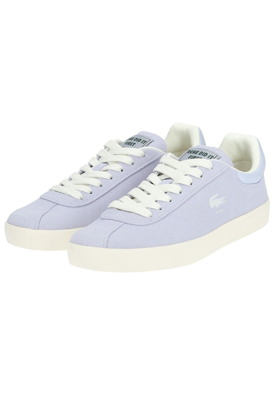 Lacoste Sneaker Leder/Synthetik Blau/Weiß
