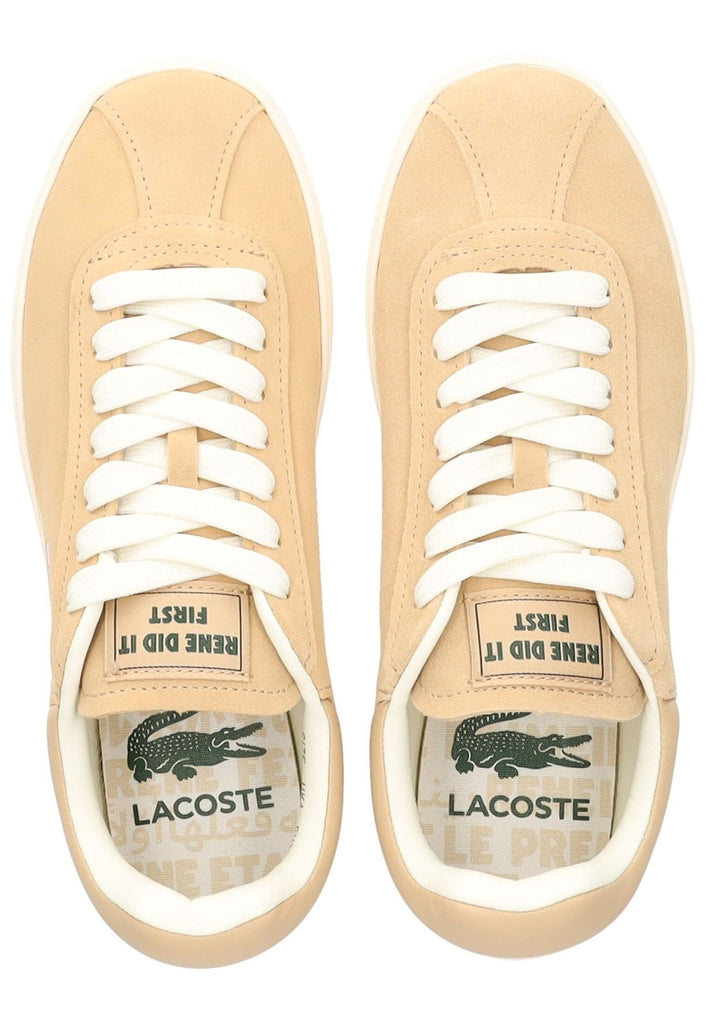 Lacoste Sneaker Leder/Synthetik Braun/Weiß