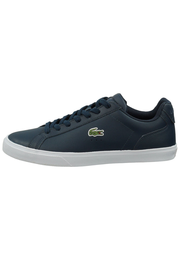 Lacoste Sneaker Leder/Synthetik Navy/Weiß