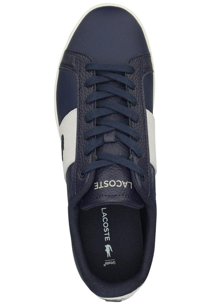 Lacoste Sneaker Leder/Synthetik Navy/Weiß