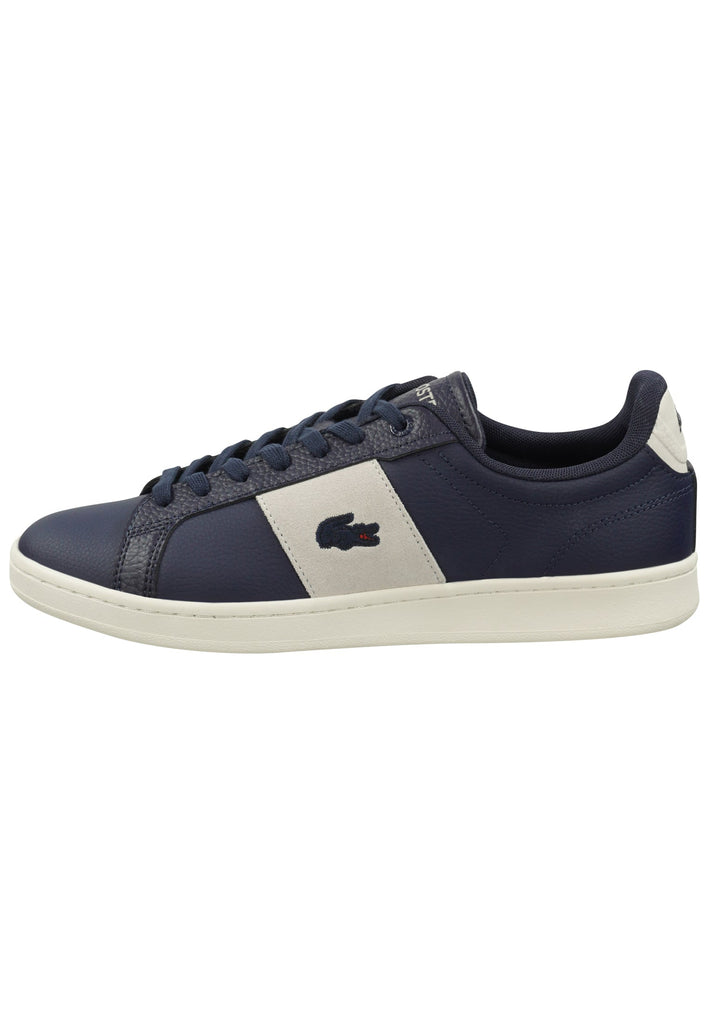 Lacoste Sneaker Leder/Synthetik Navy/Weiß