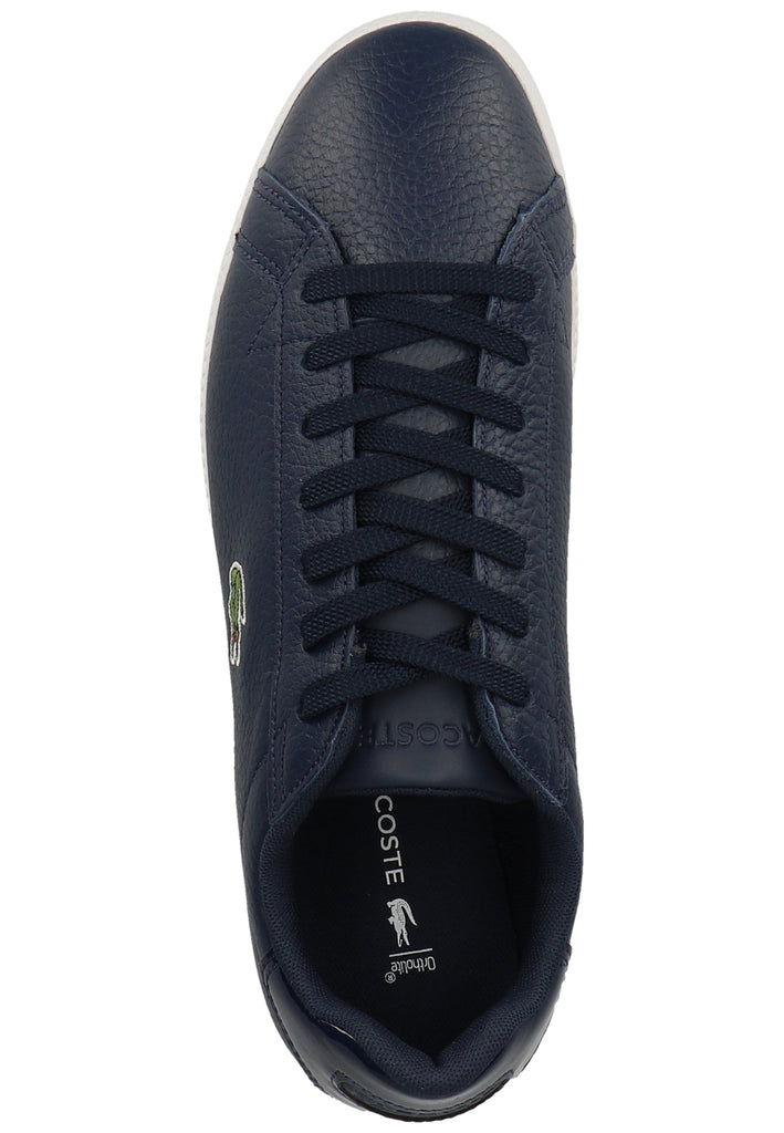 Lacoste Sneaker Leder/Synthetik Navy/Weiß