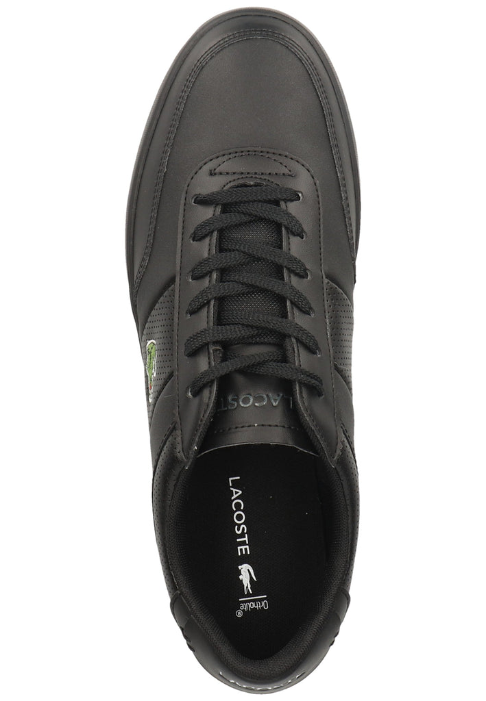 Lacoste Sneaker Leder/Synthetik Schwarz