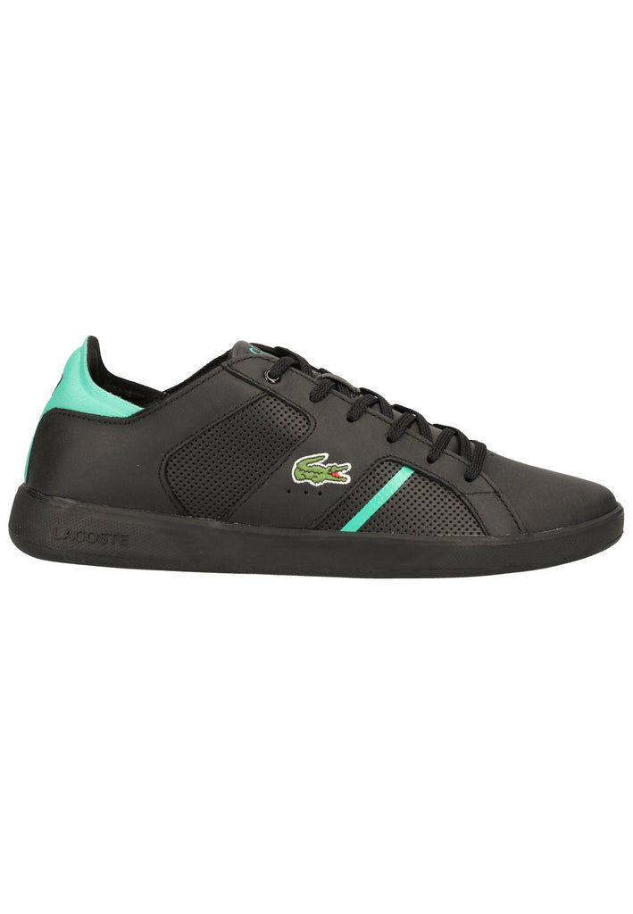 Lacoste Sneaker Leder/Synthetik Schwarz/Grün