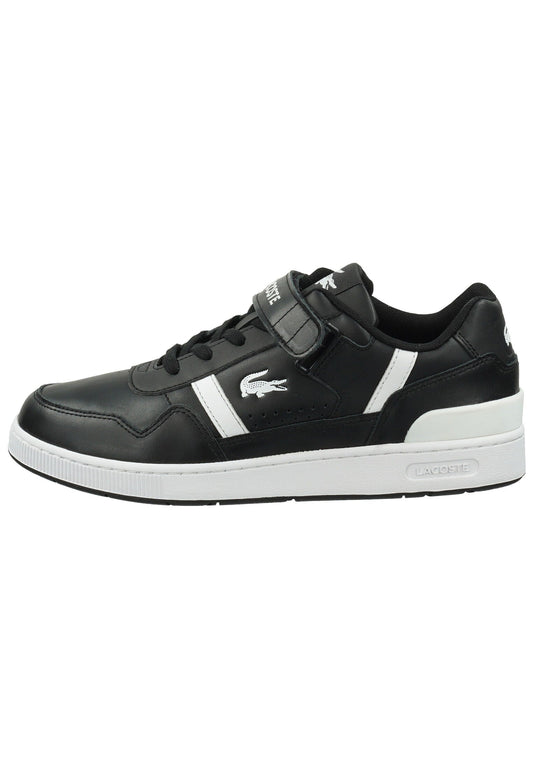 Lacoste Sneaker Leder/Synthetik Schwarz/Weiß