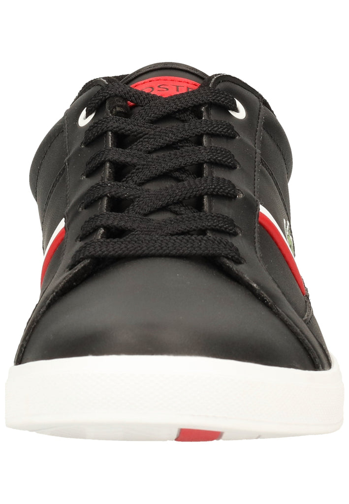 Lacoste Sneaker Leder/Synthetik Schwarz/Weiß