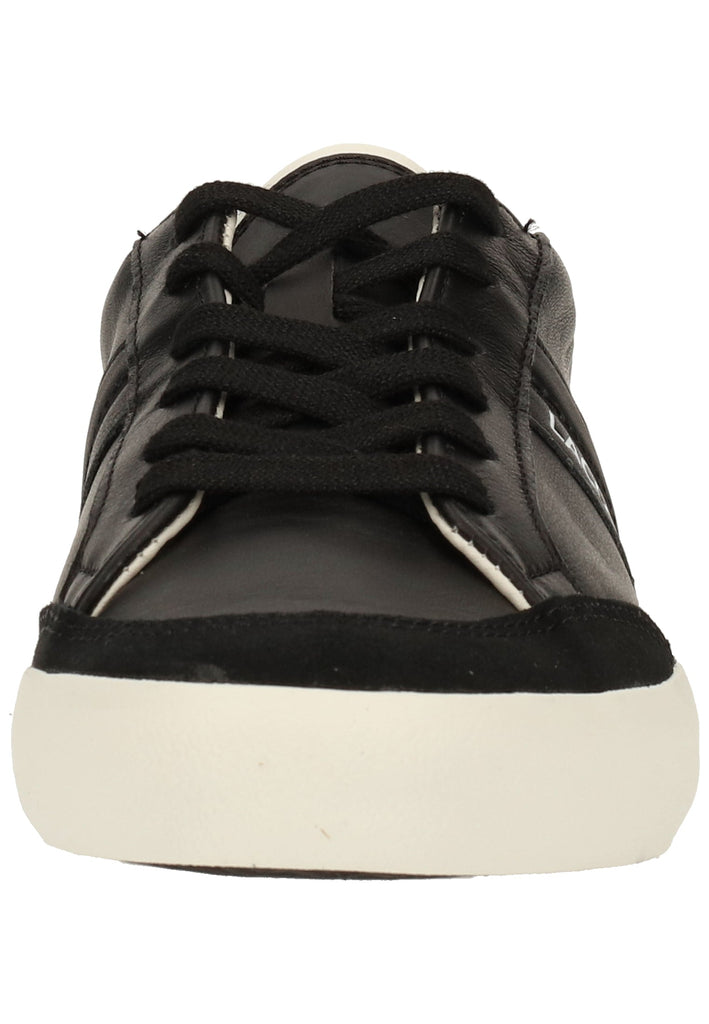 Lacoste Sneaker Leder/Synthetik Schwarz/Weiß