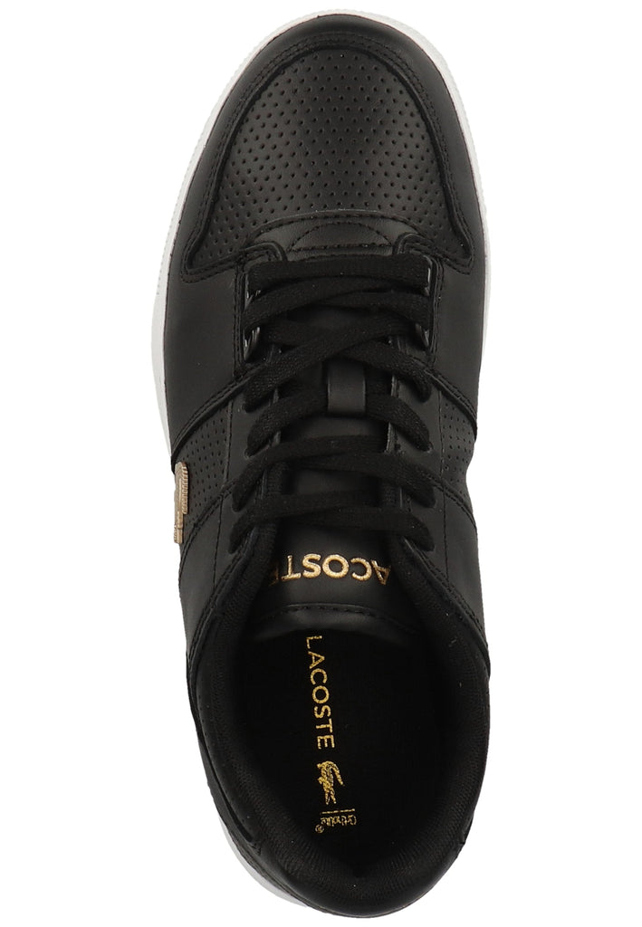 Lacoste Sneaker Leder/Synthetik Schwarz/Weiß