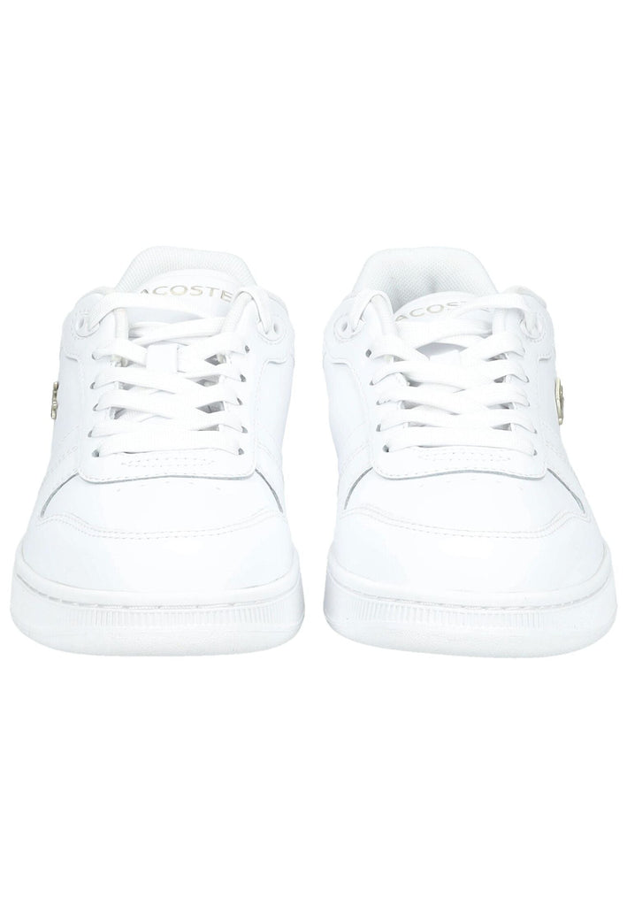 Lacoste Sneaker Leder/Synthetik Weiß/Gold