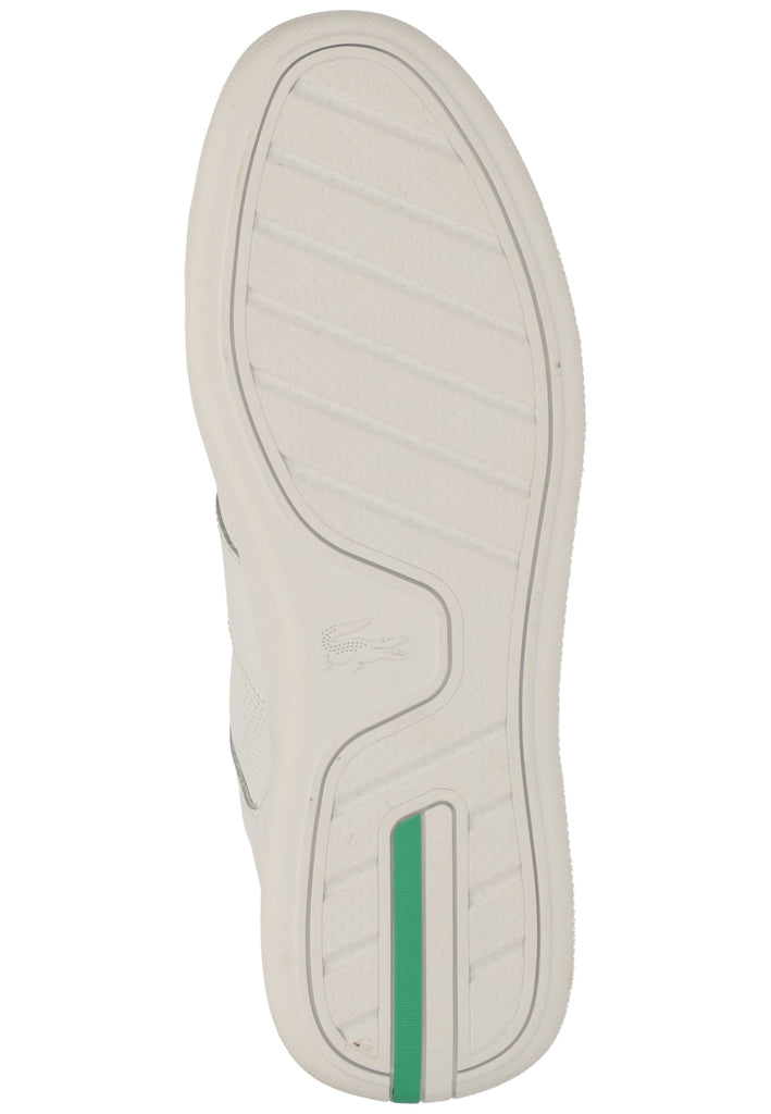Lacoste Sneaker Leder/Synthetik Weiß/Grün