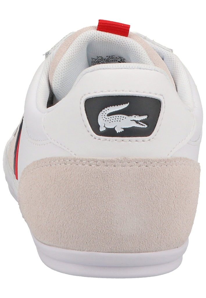 Lacoste Sneaker Leder/Synthetik Weiß/Navy