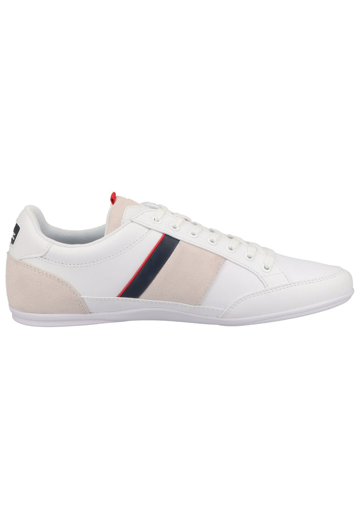 Lacoste Sneaker Leder/Synthetik Weiß/Navy