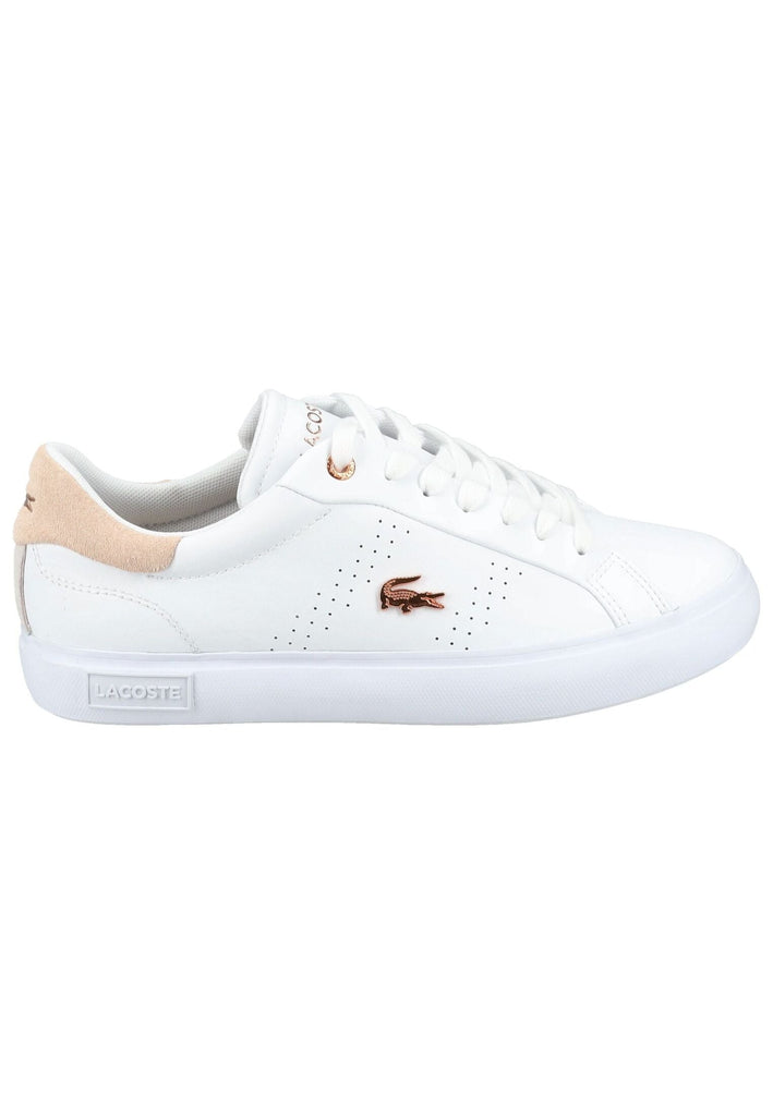Lacoste Sneaker Leder/Synthetik Weiß/Pink
