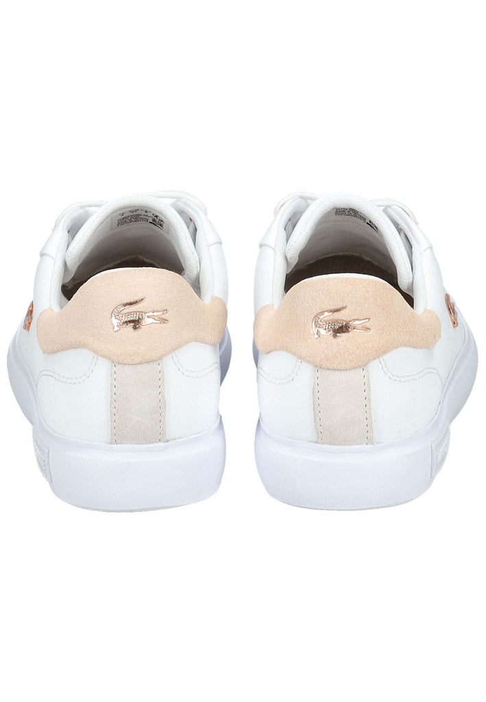 Lacoste Sneaker Leder/Synthetik Weiß/Pink
