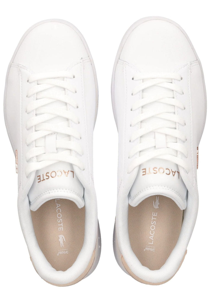 Lacoste Sneaker Leder/Synthetik Weiß/Pink