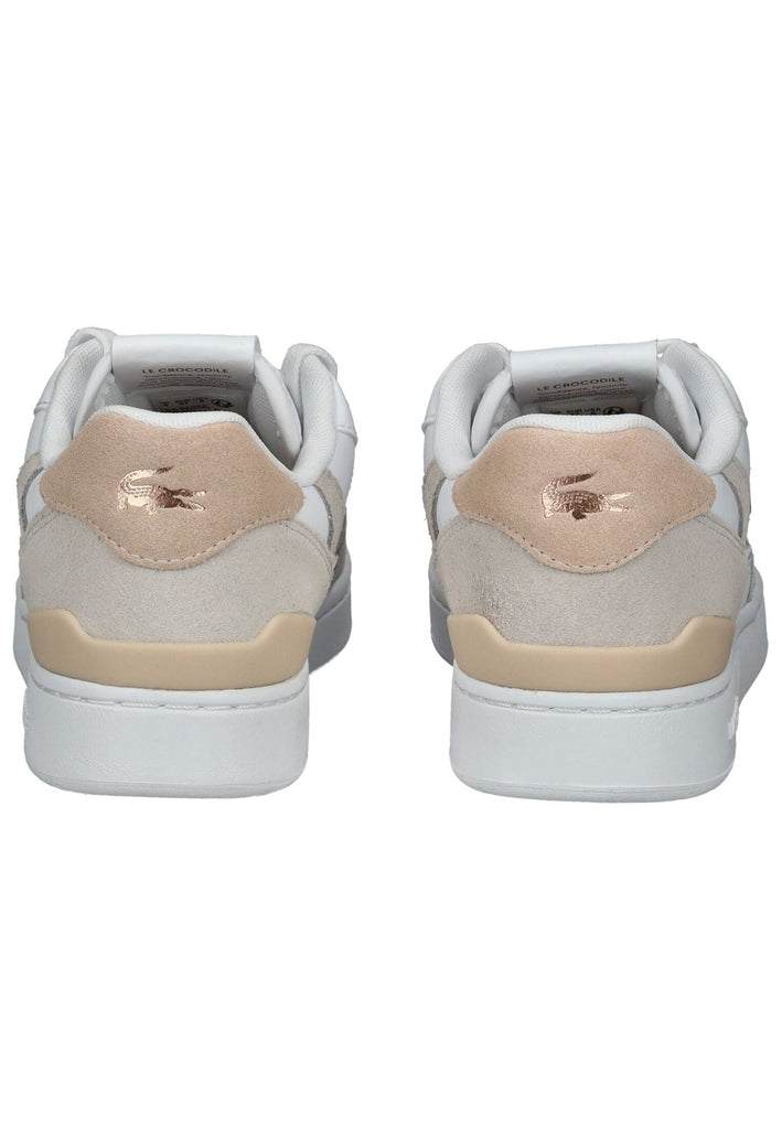Lacoste Sneaker Leder/Synthetik Weiß/Pink