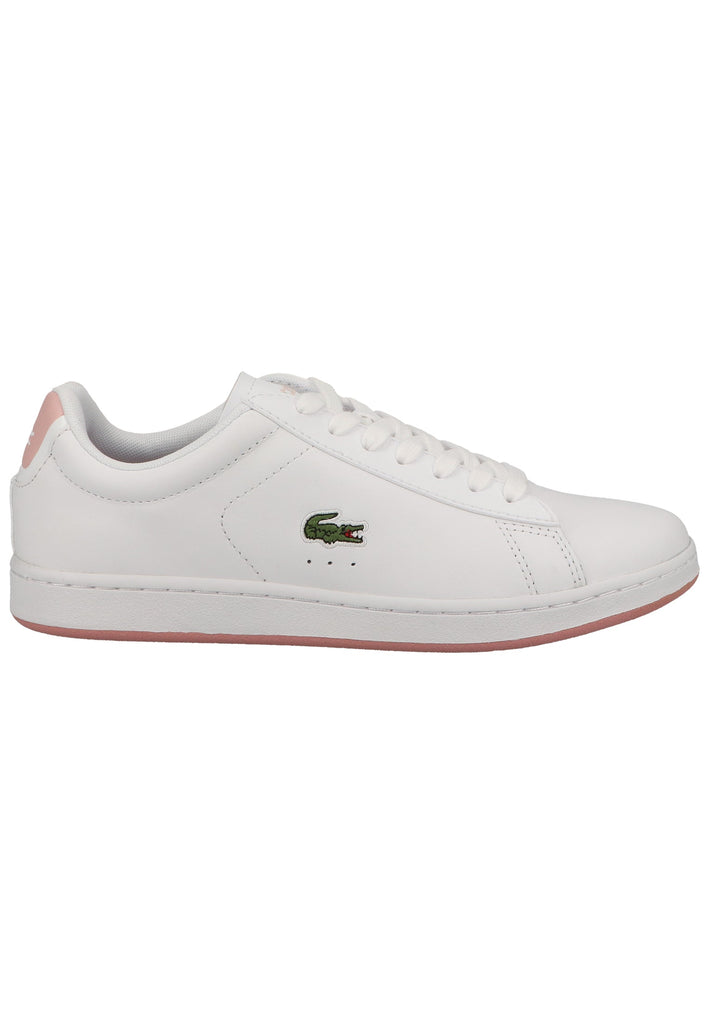 Lacoste Sneaker Leder/Synthetik Weiß/Rosa