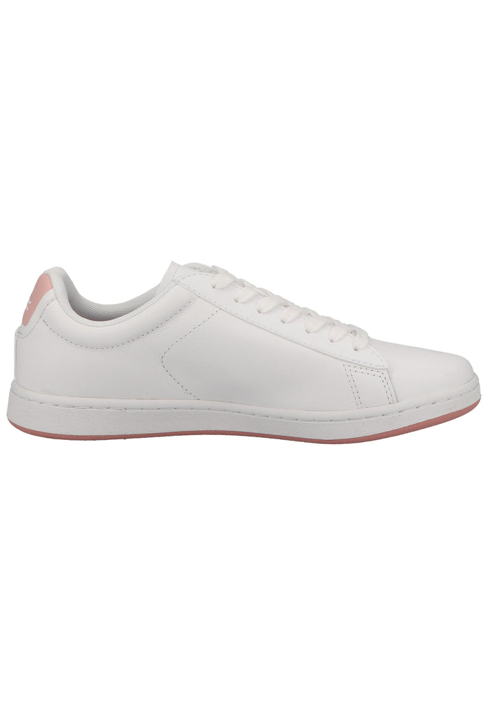 Lacoste Sneaker Leder/Synthetik Weiß/Rosa