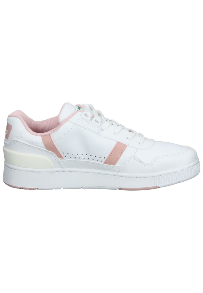 Lacoste Sneaker Leder/Synthetik Weiß/Rosa