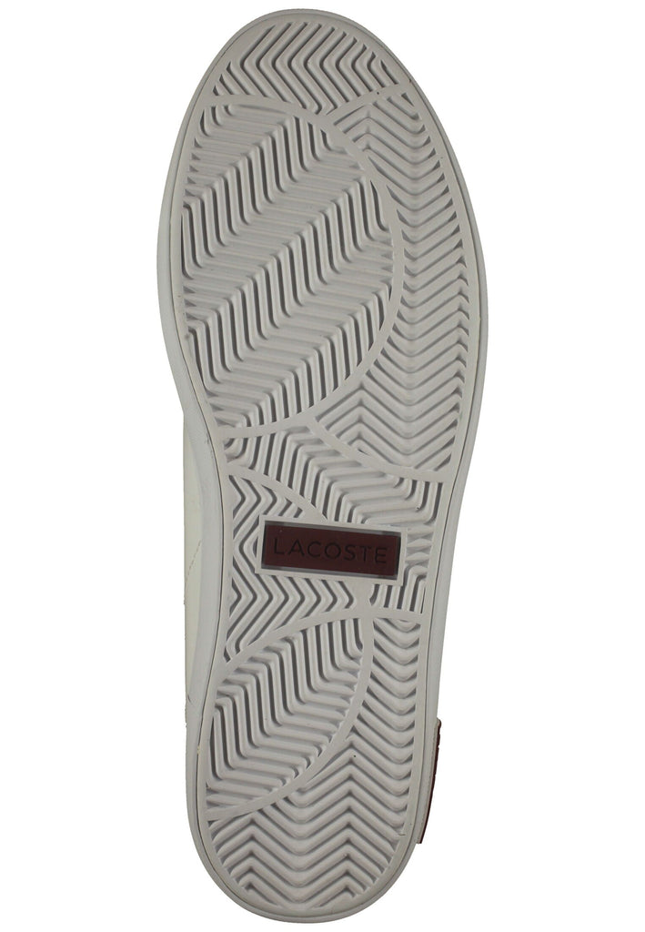 Lacoste Sneaker Leder/Synthetik Weiß/Rot