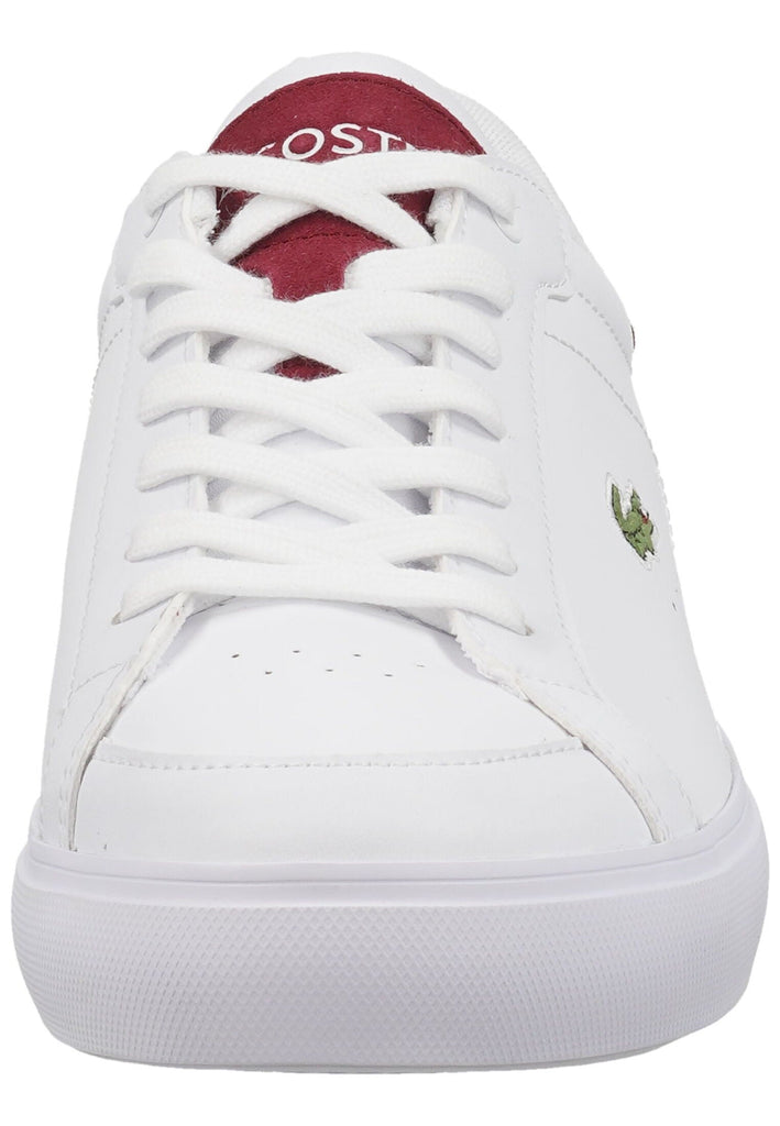 Lacoste Sneaker Leder/Synthetik Weiß/Rot