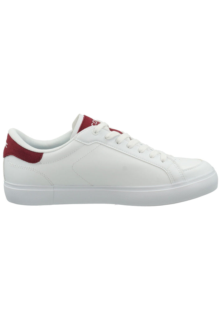 Lacoste Sneaker Leder/Synthetik Weiß/Rot