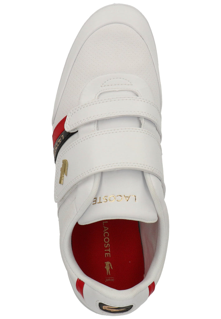 Lacoste Sneaker Leder/Synthetik Weiß/Rot