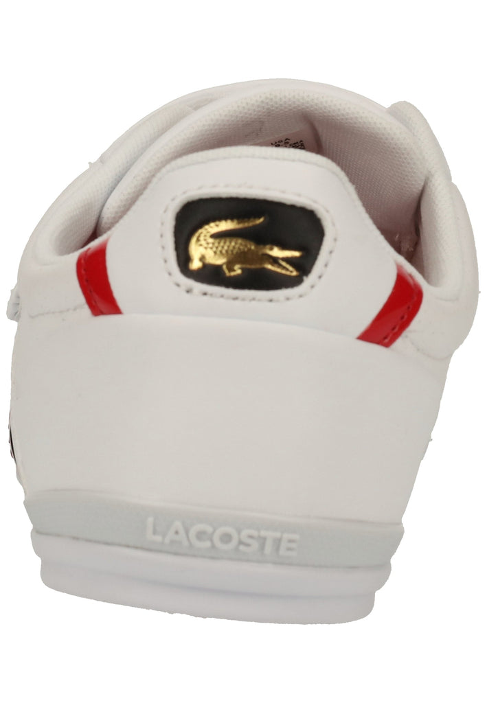 Lacoste Sneaker Leder/Synthetik Weiß/Rot