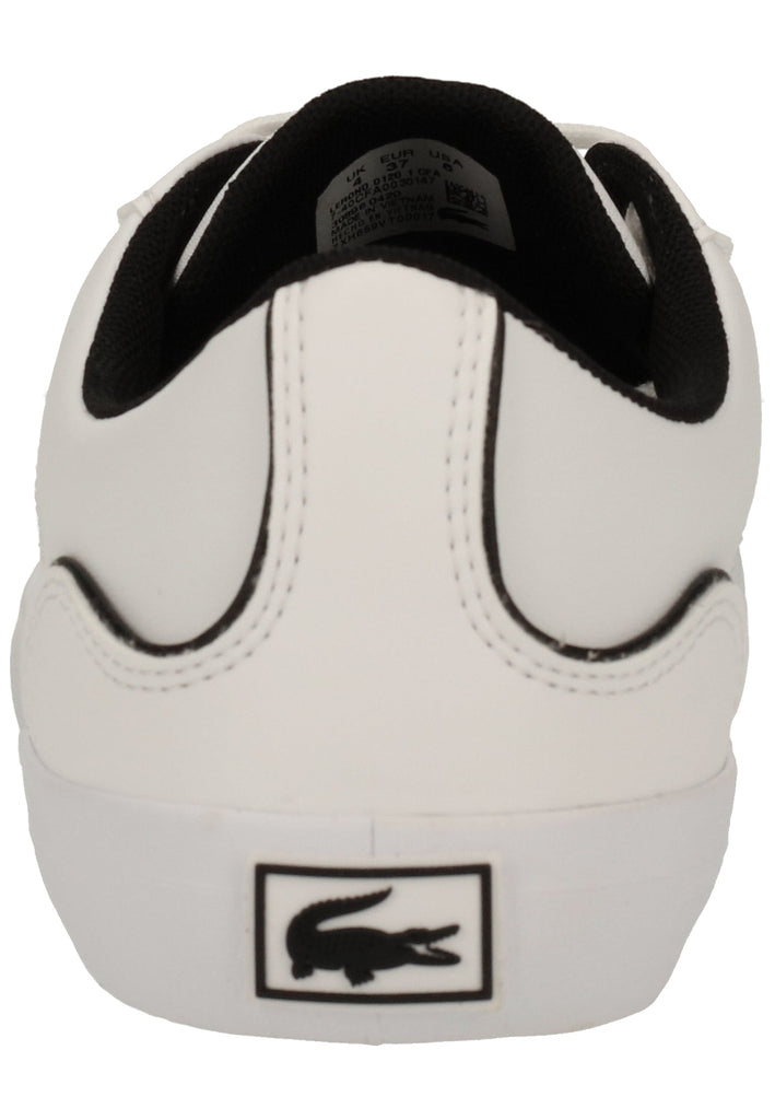 Lacoste Sneaker Leder/Synthetik Weiß/Schwarz