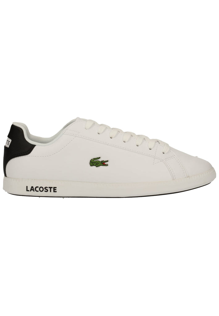 Lacoste Sneaker Leder/Synthetik Weiß/Schwarz