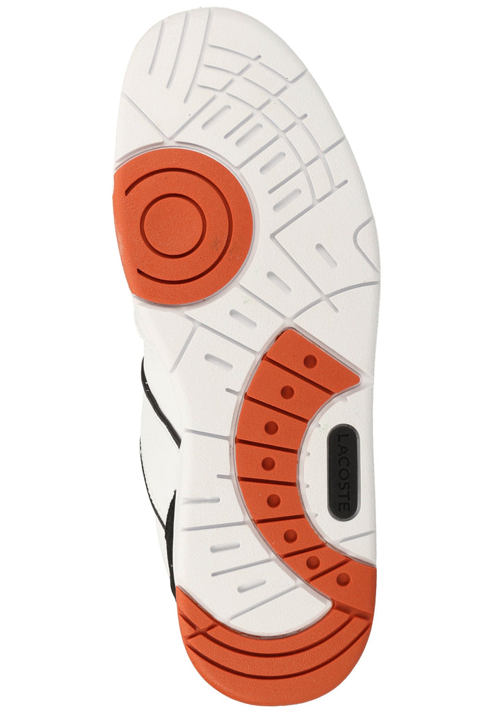 Lacoste Sneaker Leder/Synthetik Weiß/Schwarz