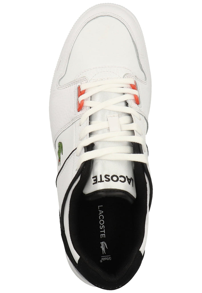 Lacoste Sneaker Leder/Synthetik Weiß/Schwarz