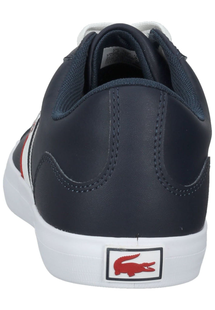 Lacoste Sneaker Leder/Textil Blau/weiß