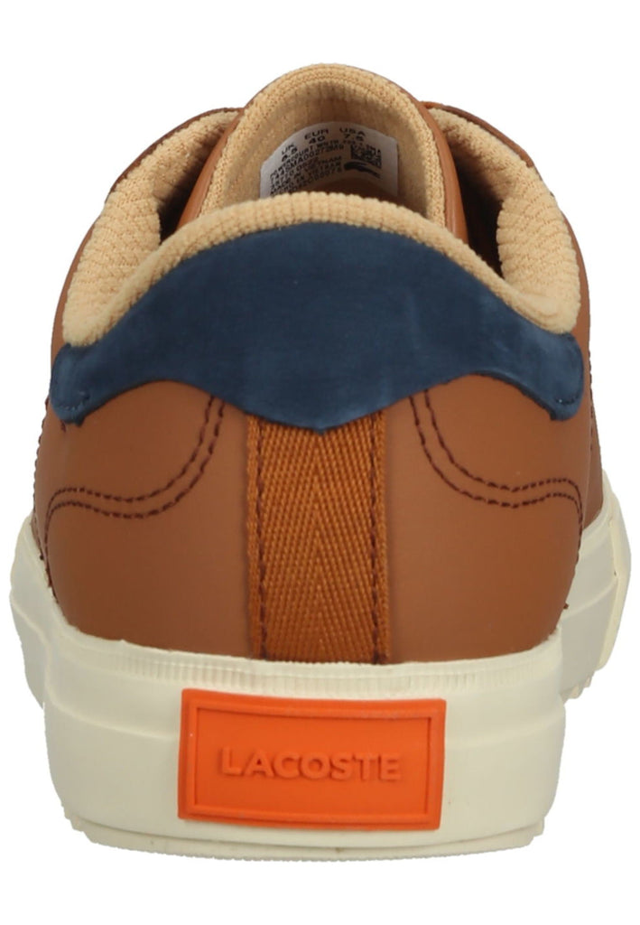 Lacoste Sneaker Leder/Textil Braun/Blau