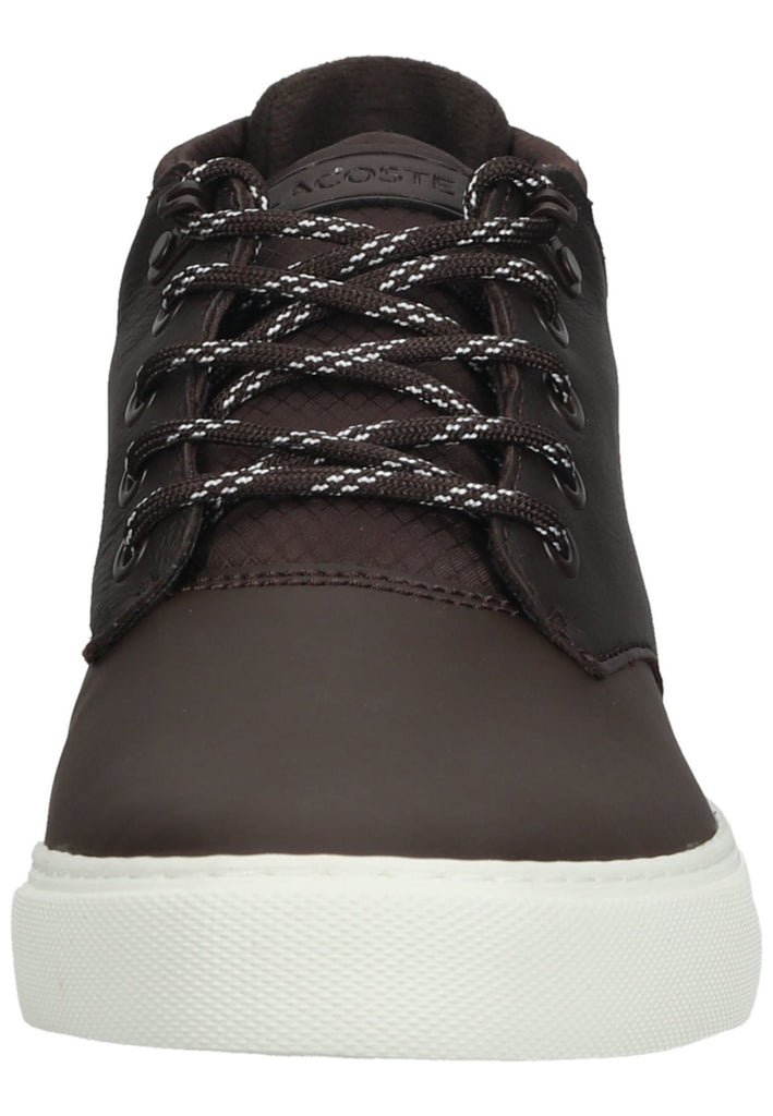Lacoste Sneaker Leder/Textil Dunkelbraun