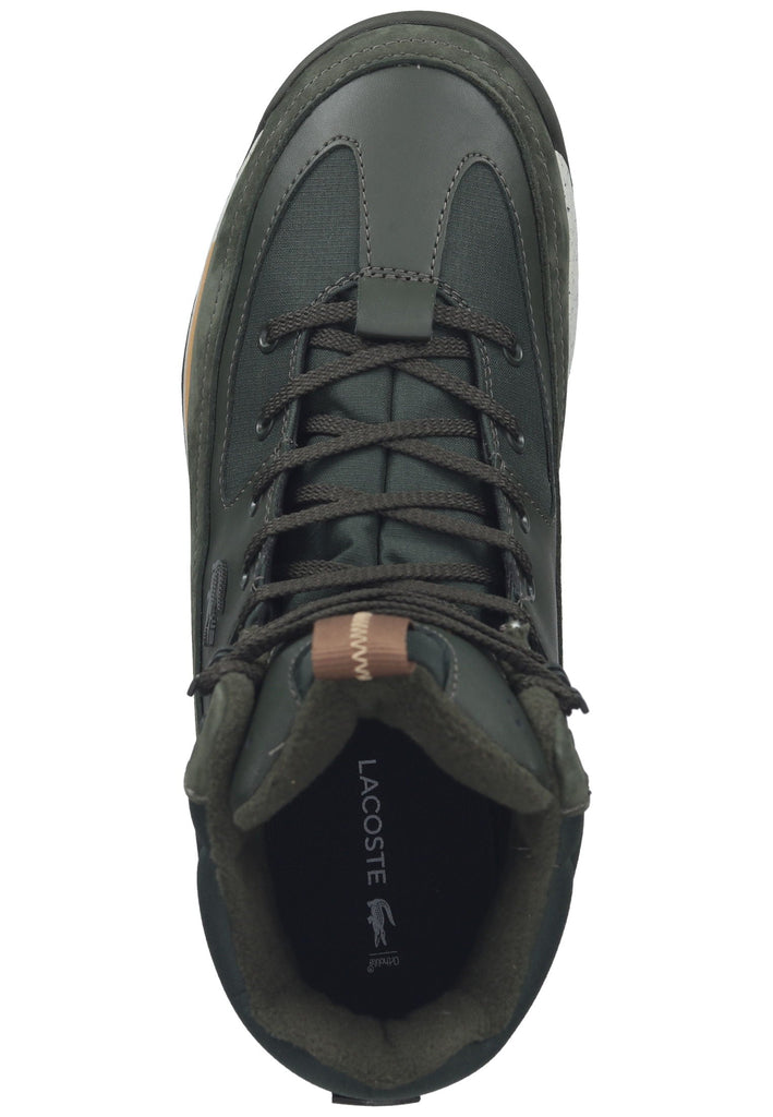 Lacoste Sneaker Leder/Textil Dunkelgrün