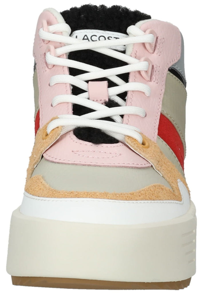 Lacoste Sneaker Leder/Textil Grau/Grün