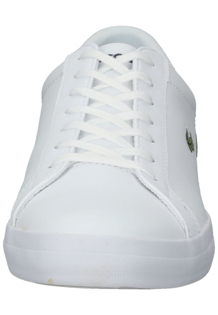 Lacoste Sneaker Leder/Textil Navy/Weiß