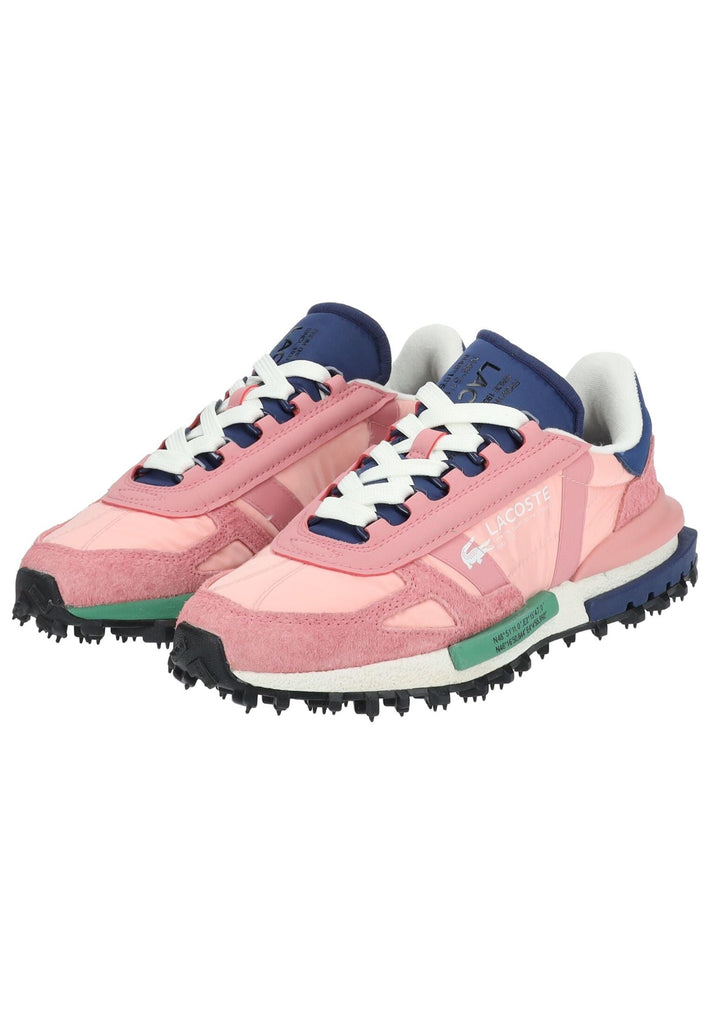 Lacoste Sneaker Leder/Textil Pink/Blau