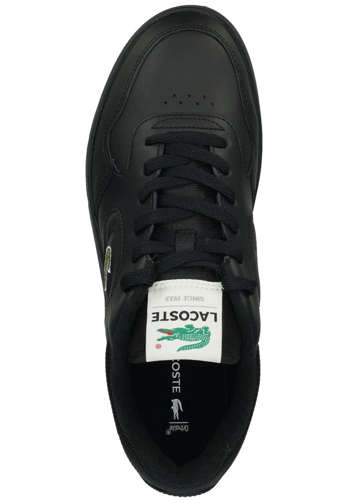 Lacoste Sneaker Leder/Textil Schwarz