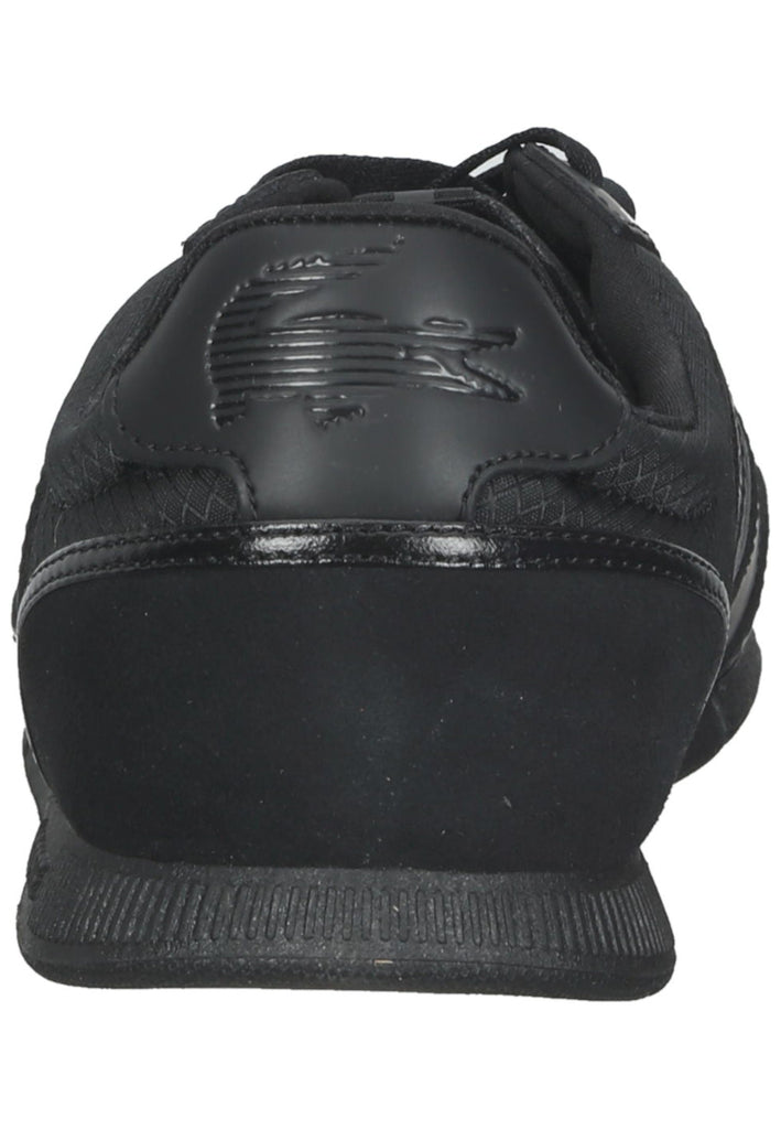 Lacoste Sneaker Leder/Textil Schwarz