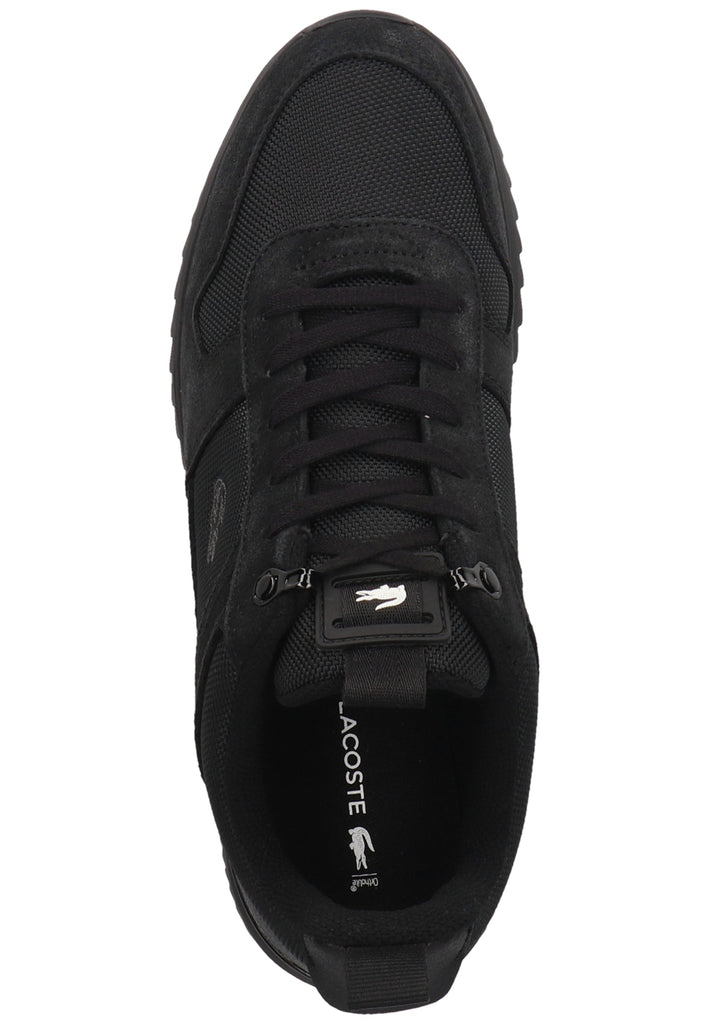 Lacoste Sneaker Leder/Textil Schwarz
