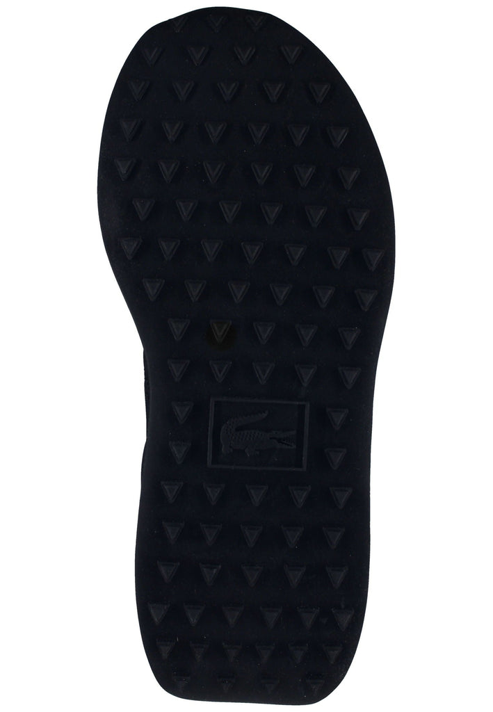 Lacoste Sneaker Leder/Textil Schwarz/Gold