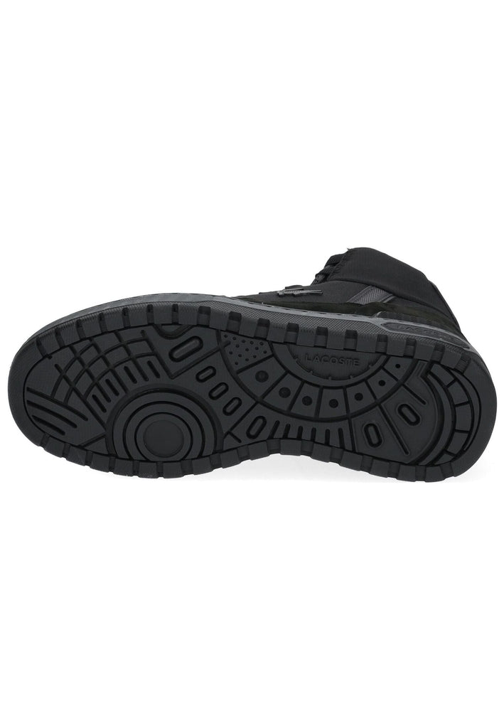 Lacoste Sneaker Leder/Textil Schwarz/Grau