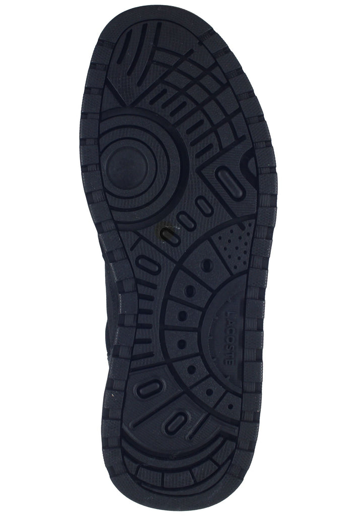 Lacoste Sneaker Leder/Textil Schwarz/Grau