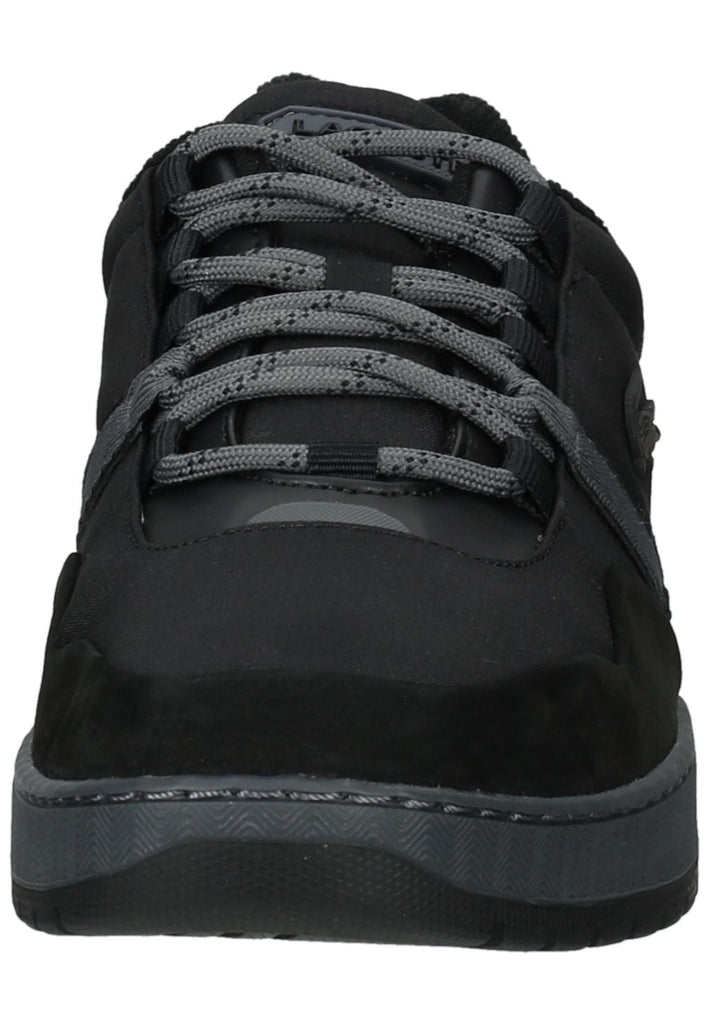 Lacoste Sneaker Leder/Textil Schwarz/Grau