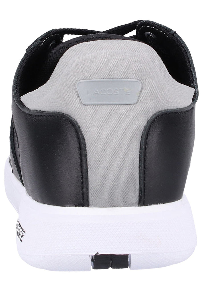 Lacoste Sneaker Leder/Textil Schwarz/Grau