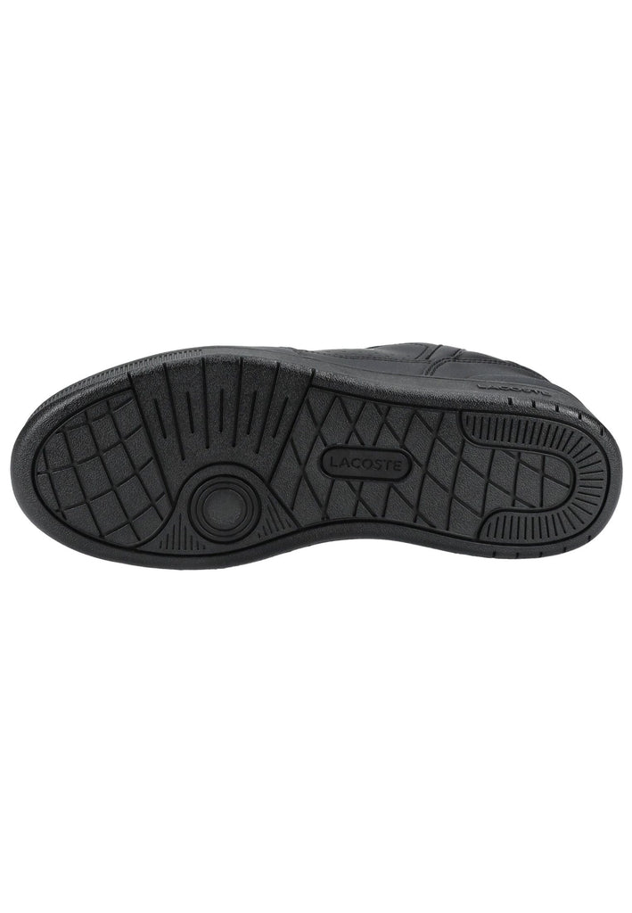 Lacoste Sneaker Leder/Textil Schwarz/Schwarz