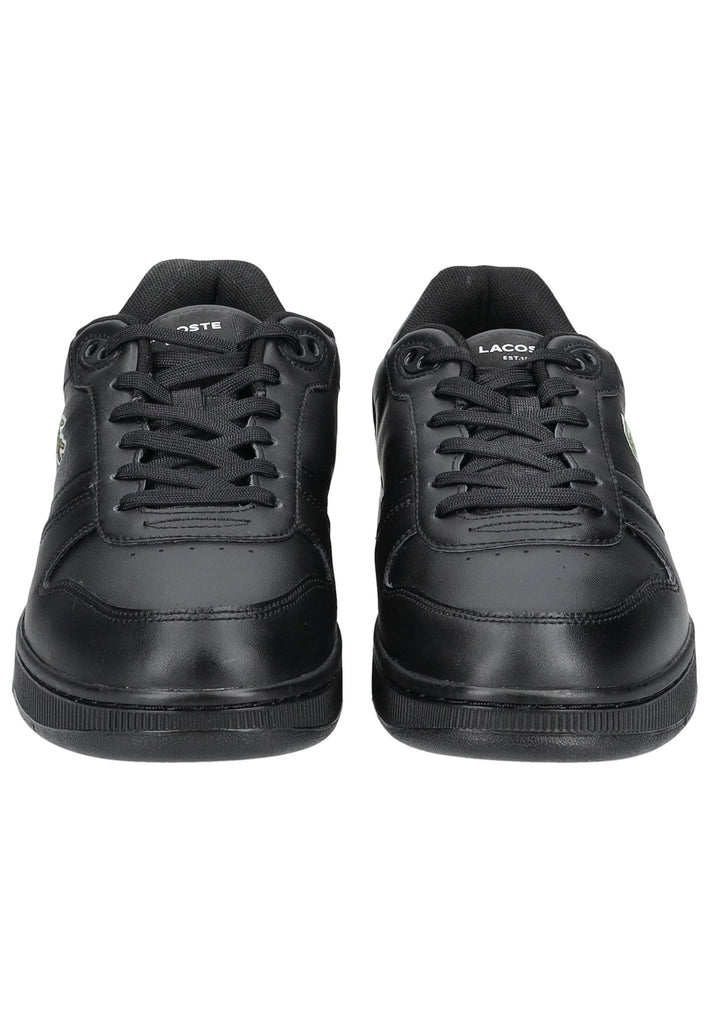 Lacoste Sneaker Leder/Textil Schwarz/Schwarz