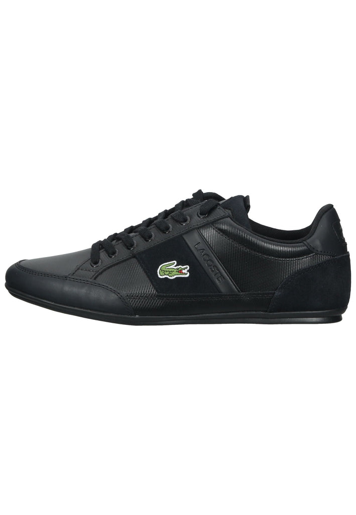 Lacoste Sneaker Leder/Textil Schwarz/Schwarz